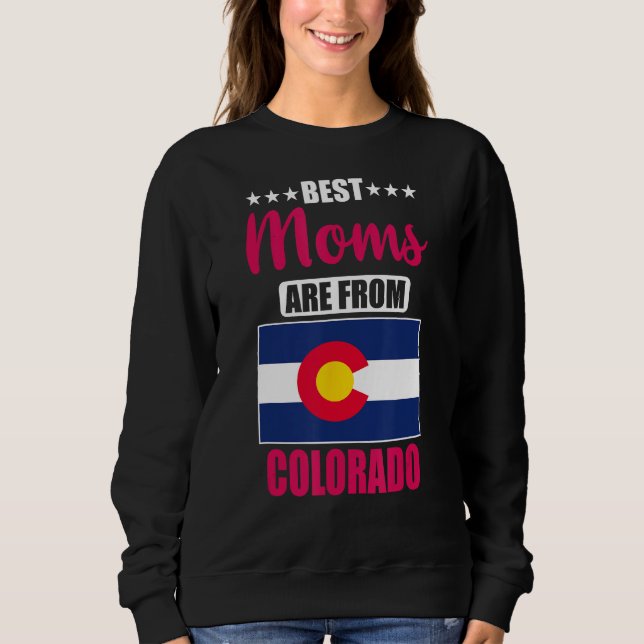 Camiseta Best Moms are from Colorado (Frente)