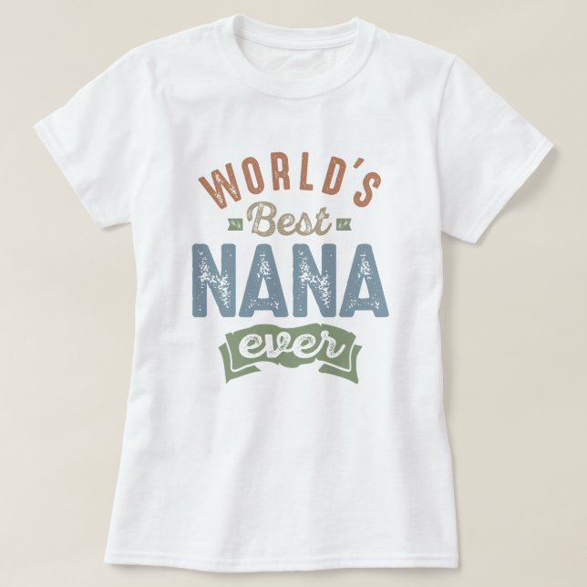 Camiseta Best Nana (Frente do Design)
