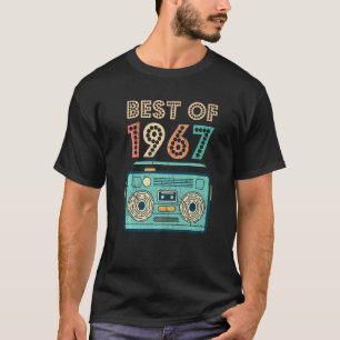 Camiseta Best Of 1967 55th Birthday Cassette Retro Vintage