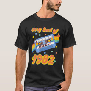 Camiseta Best Of 1972 Retro Vintage Music Cassette 50Th Bir