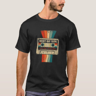 Camiseta Best of 1976 Cassette Tap 46th Birthday Retro 46 Y