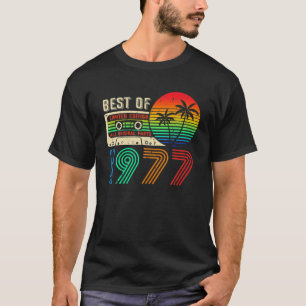 Camiseta Best Of 1977 45Th Birthday Vintage Cassette Limite