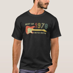 Camiseta Best Of 1978, Aniversário do 44 de Violão