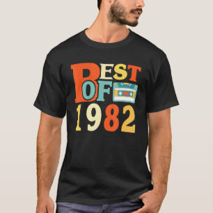 Camiseta Best Of 1982 39th Birthday Cassette Vintage