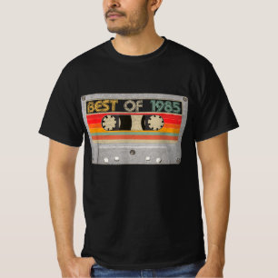 Camiseta Best Of 1985 Cassette Tape Vintage, Presente De 19
