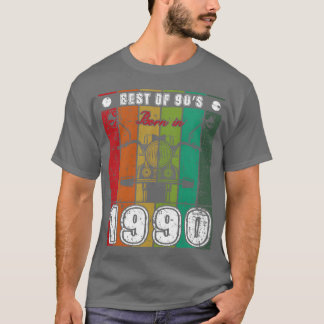 Camiseta Best Of 90s Born In 1990 Classic Motorcycle friend