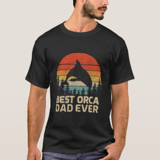 Camiseta Best Orca Dad Ever Father'S Day