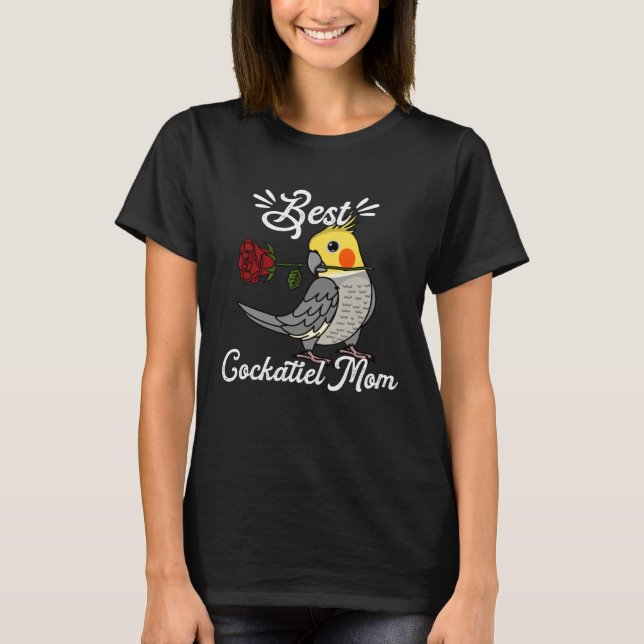 Camiseta Best Parrot Mom I Cockatiel (Frente)
