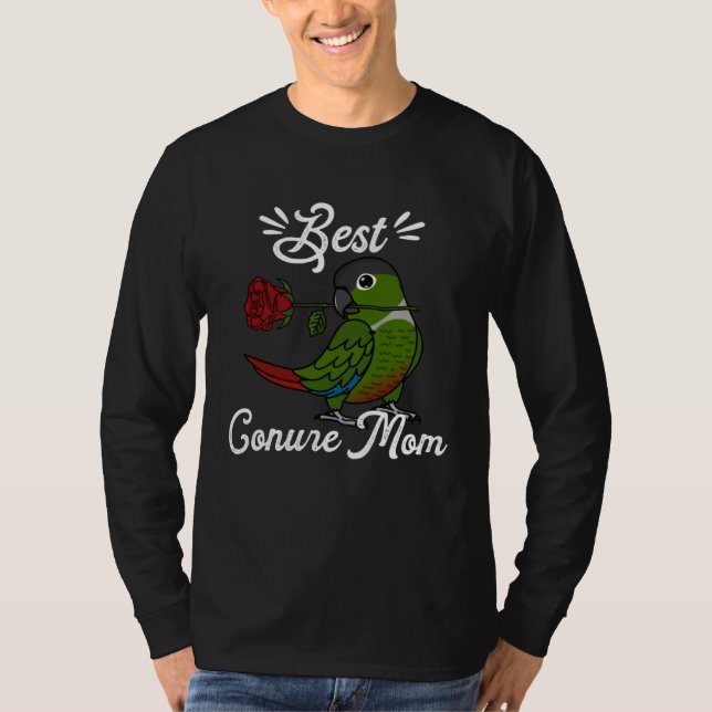 Camiseta Best Parrot Mom I Green Cheek Conure (Frente)