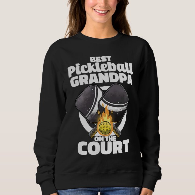 Camiseta Best Pickleball Grandpa Paddle Pickleballer Lucky  (Frente)