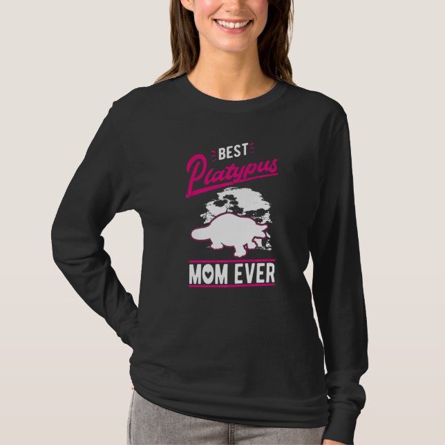 Camiseta Best Platypus Mom Ever  (Frente)