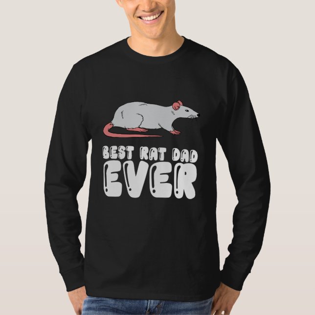 Camiseta Best Rat Dad Ever (Frente)