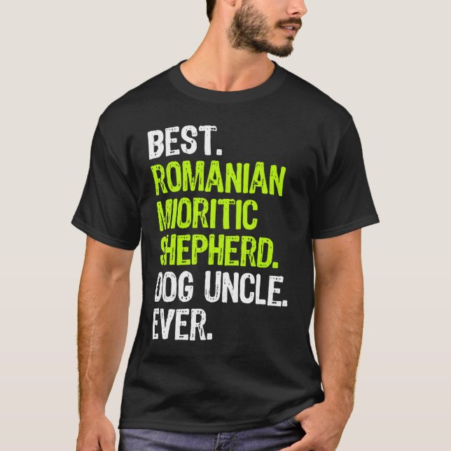 Camiseta Best Romanian Mioritic Shepherd Dog Uncle Ever (Frente)