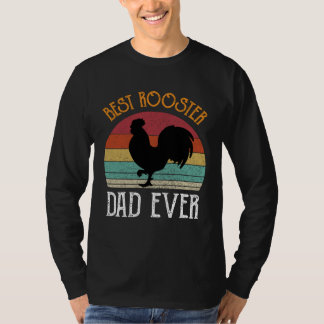 Camiseta Best Rooster Daddy Ever chickens Hen farmer