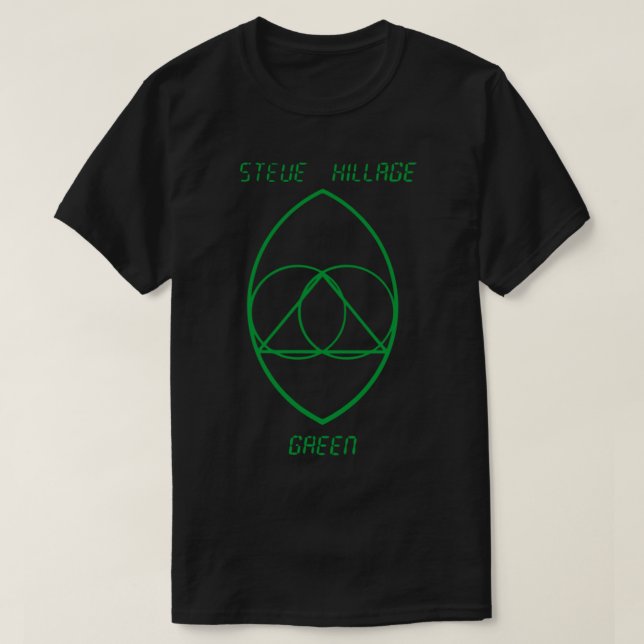 Camiseta BEST SELLER - Steve Hillage Green Merchandise Esse (Frente do Design)