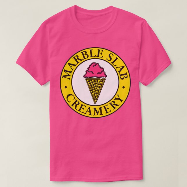 Camiseta Best Selling Marble Slab Creamery (Frente do Design)