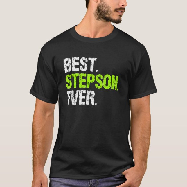 Camiseta Best Step Son Ever Cool  StepSon (Frente)