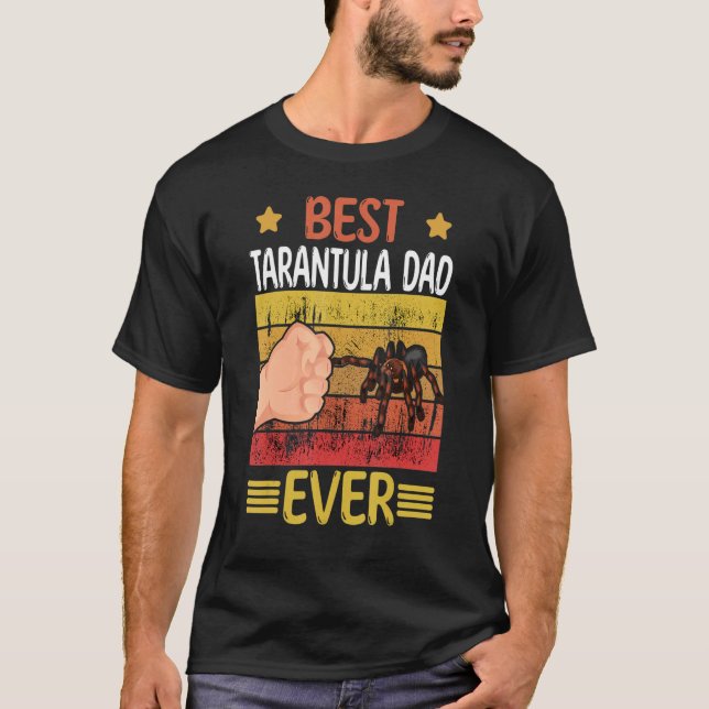 Camiseta Best Tarantula Dad  pet (Frente)