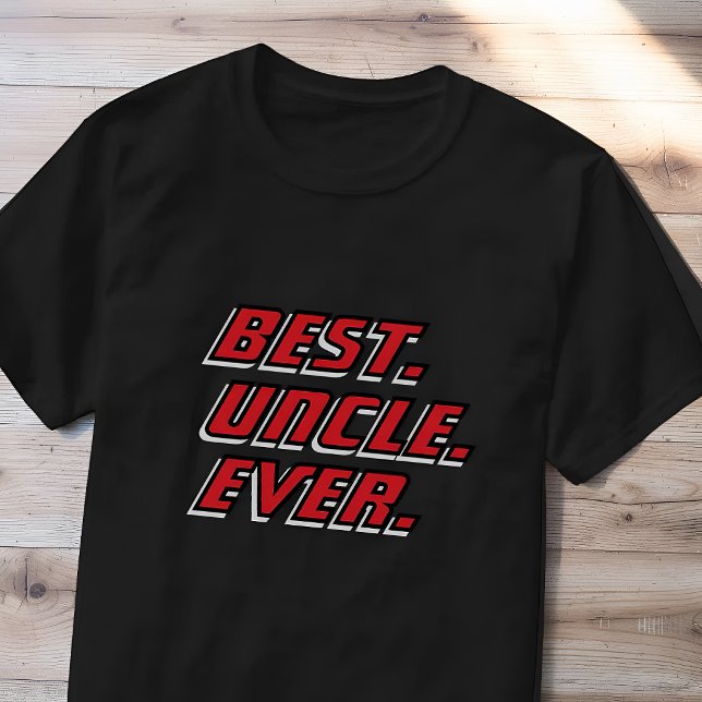 Camiseta Best Uncle Ever Modern Racing (Criador carregado)