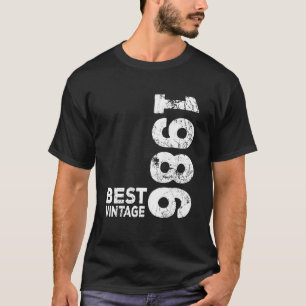 Camiseta Best Vintage 1986 Aniversário