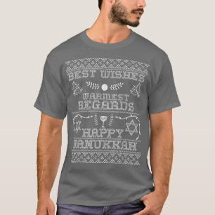 Camiseta Best Wishes Warmest Regards Happy Hanukkah Funny J