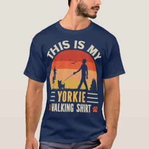 Camiseta Best Yorkshire Terrrier Pai Ever Cute Yorkie Dog L