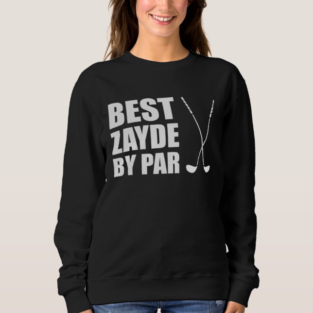 Camiseta Best Zayde By Par Jewish Grandpa Golfer Pun (Frente)
