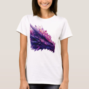Camiseta Besta de Dragão Cristal Ametista Fantasma