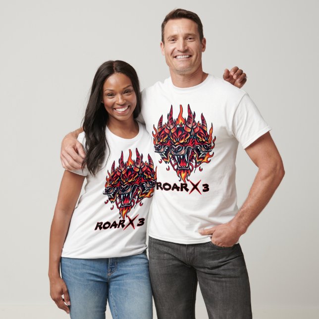 Camiseta Besta de três cabeças do Inferno (Unissex)
