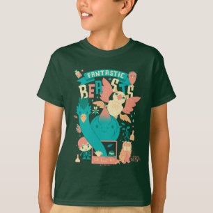 Camiseta Bestas Fantásticas De Cartoon Com Newt Scamander