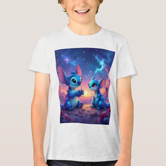 Camiseta Beste Freunde fürs Leben – Lilo & Stitch   (Frente)