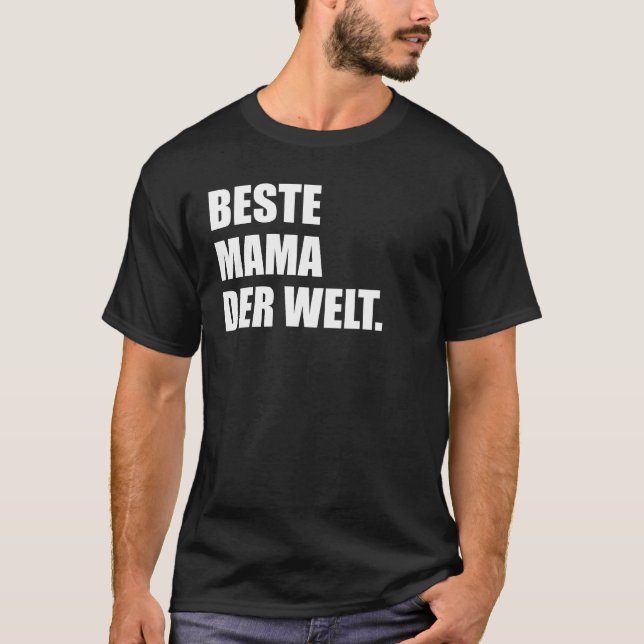 Camiseta Beste Mama Der Welt Weltfrauentag (Frente)