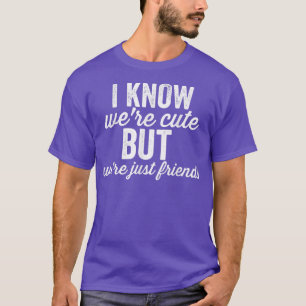 Camiseta BestFrien's para Boy e Girl BFF é apenas Frien