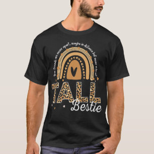 Camiseta Bestie Curto Bestie Melhor Amigo Correspondente Bf
