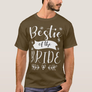 Camiseta Bestie do casamento da Madrinha de casamento da No