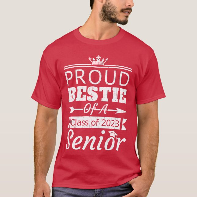Camiseta Bestie Orgulhosa Do Mais velho Classe 2023, O Melh (Frente)