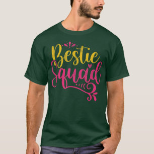 Camiseta Bestie Squad Bride Cute Bridesmaid Bachelorette Pa