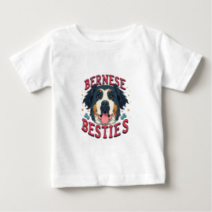Camiseta Besties Bernesas - Amizade com a Montanha Bernesa