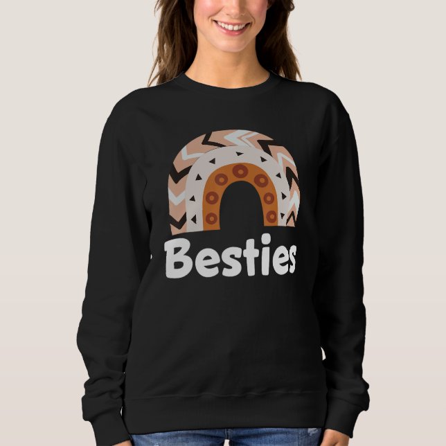 Camiseta Besties BFF Heart Best Friends Bestie (Frente)