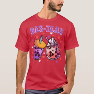 Camiseta Besties Boba Bubble Kawaii Cute Bes-Tea Melhor Ami