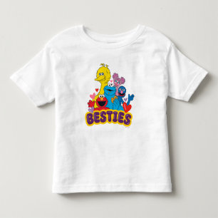 Camiseta Besties De Namorados Da Rua Sésamo