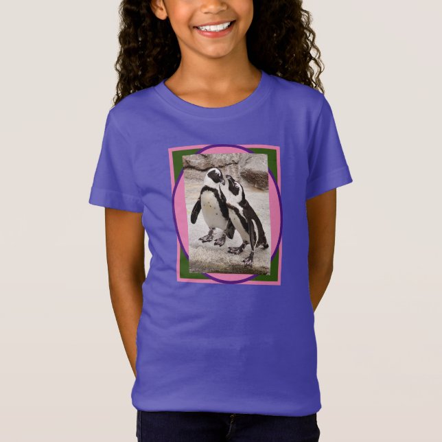 Camiseta Besties de Pinguim Africano (Frente)