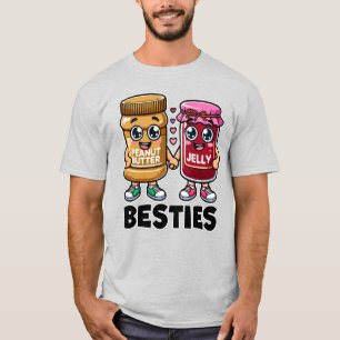 Camiseta Besties - Manteiga de amendoim e gelatina