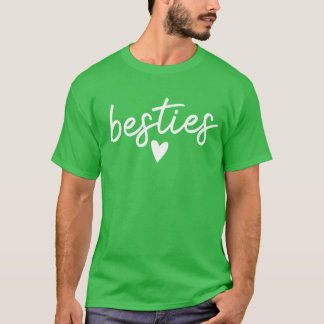 Camiseta Besties Melhor Amigo Bonito presente de Melhor Ami