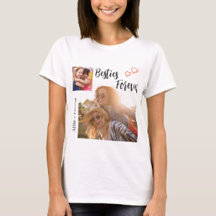 Camiseta Besties para sempre   Melhor Colagem de Fotos de A