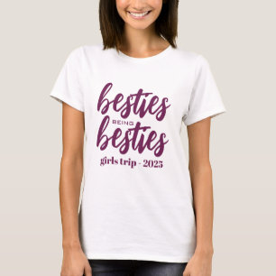 Camiseta Besties sendo Besties Personalizadas