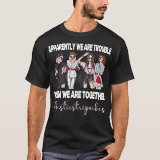Camiseta Besties Trip Vibes Melhor Viagem de Férias Amigo G