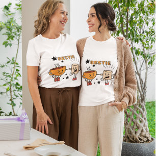 Camiseta Bestin Cartoon - Café Bonito e Marshmallo
