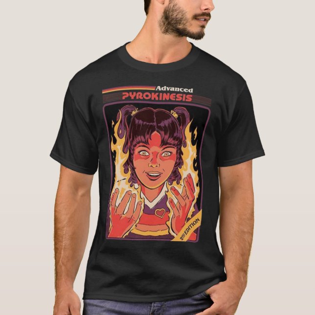 Camiseta Bestselling Pyrokinesis Advanced Logo Essential  (Frente)
