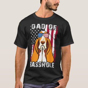 Camiseta Bet Hound Day Gift Pai Do Cachorro Bhole 4th Of